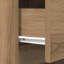 Bedside Cabinet 39X35x65 Cm Engineered Wood-81661017