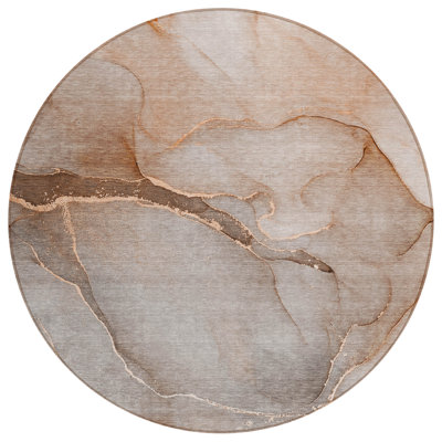 Kyrie Washable Abstract Indoor / Outdoor Rug