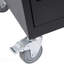 Chariot de charge mobile et armoire de rangement pour tablettes pour ordinateurs portables 30 appareils avec serrure à combinaison - Noir