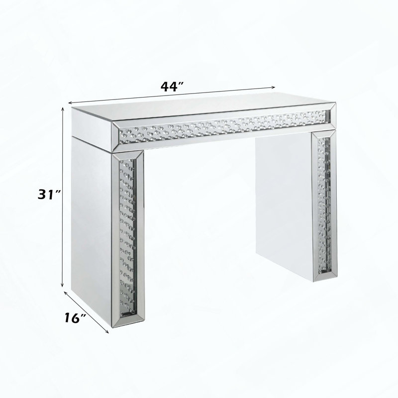 Bureau de coiffeuse avec tabouret Nysa