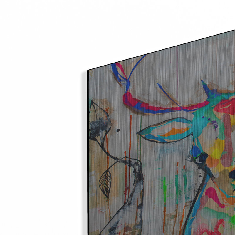 «Deer Soul» par Zwart, H 12 po x l 16 po