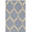 Tapis performance à chevrons crocheté à la main Wurster-1464537347