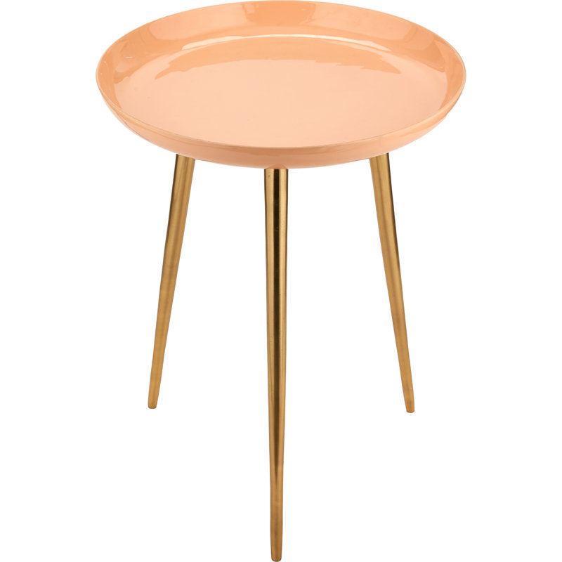 Seline End Table, Apricot