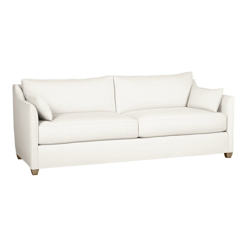 Newlin Upholstered 73'' Sleeper Sofa, Hampton, Kennelly Snow Acrylic