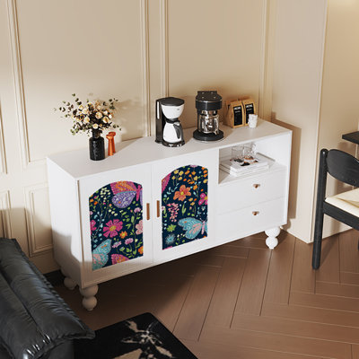 59.1in Multi-functional Sideboard Cabinet