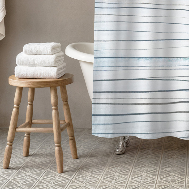 Rideau de douche simple Kempner