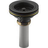 Duostrainer Sink drain and strainer with tailpiece