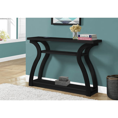 Console de chambre à coucher contemporaine - Stratifié noir et vestibule moderne tendance