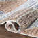 Markevion Perseus Modern Geometric Blush Distressed Area Rug