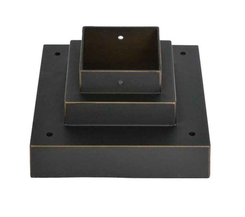 Base de pilier H 3,5 po Arrabelle, Bronze huilé
