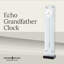 Echo 78'' Glass Floor Clock
