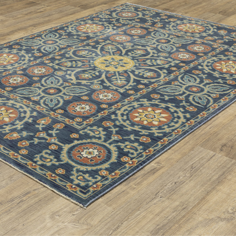 Oriental Indoor Rug, Rectangle 5'3" x 7'6"