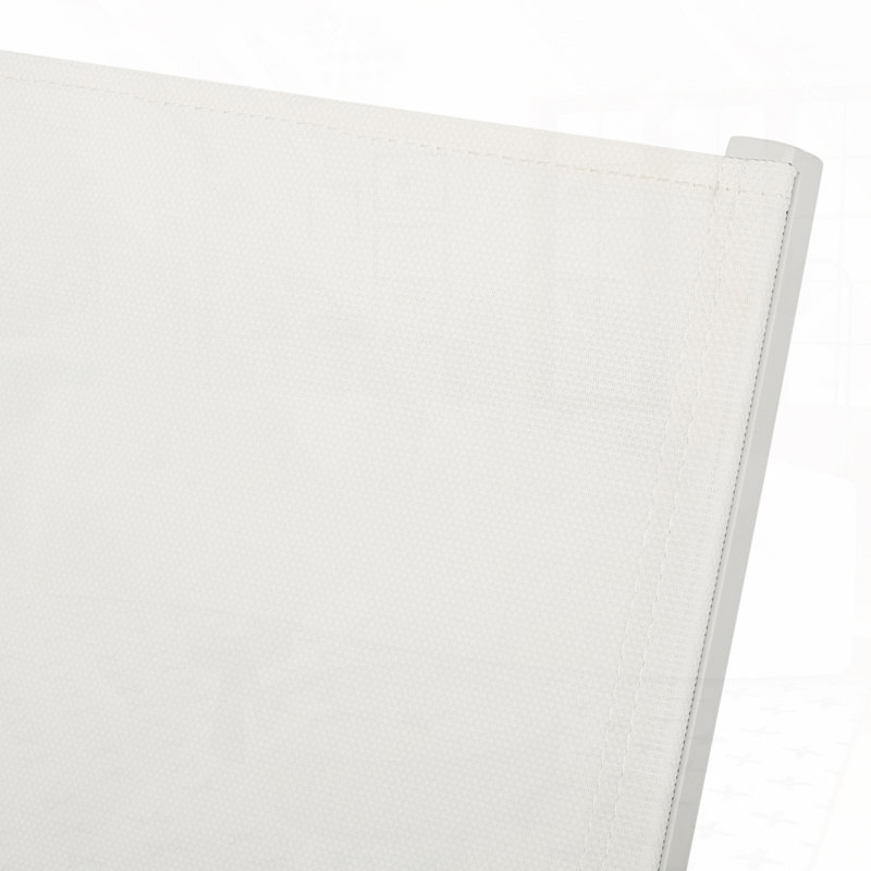Méridienne d'extérieur, Blanc