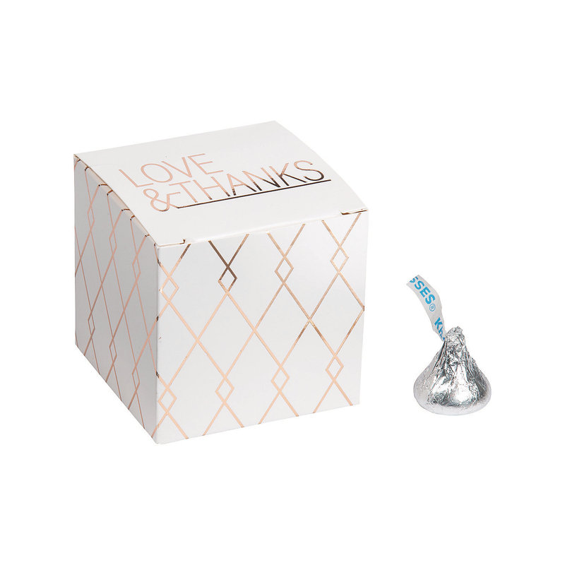 Boîte de faveur de mariage