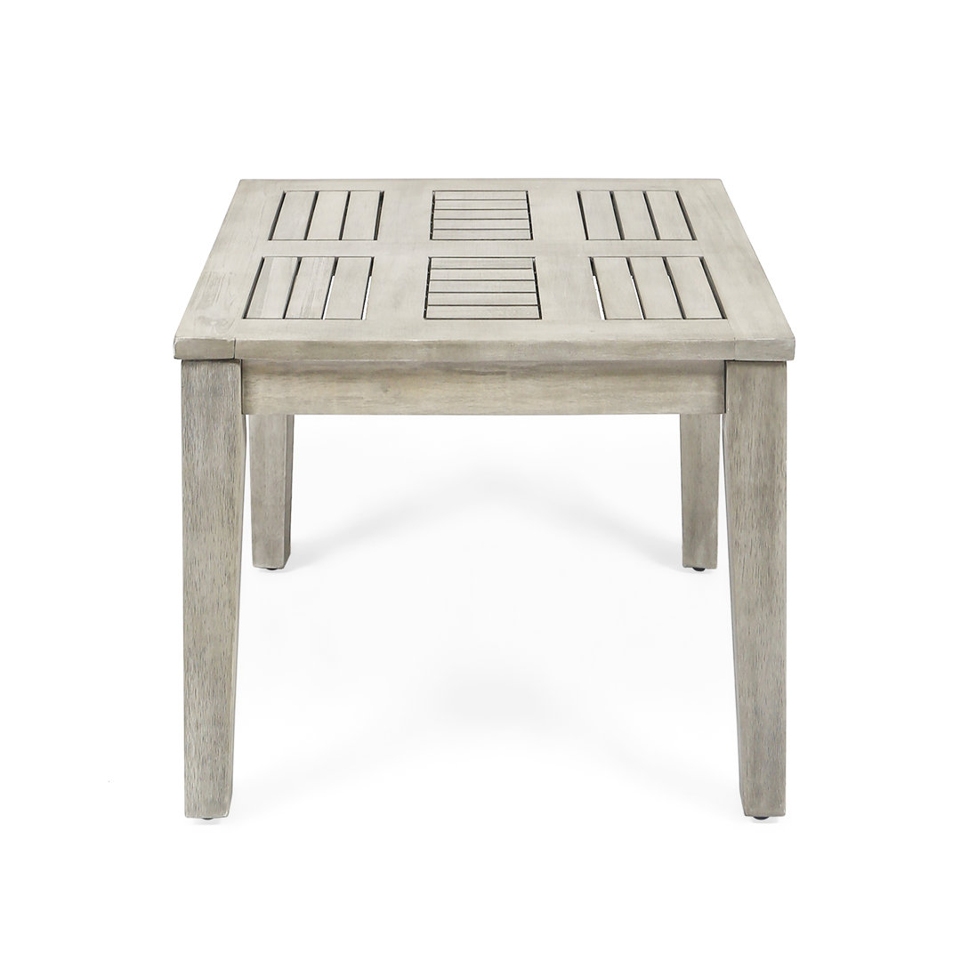 Square Acacia Outdoor Side Table , 20'' in. W 20'' in. D Winston Porter 