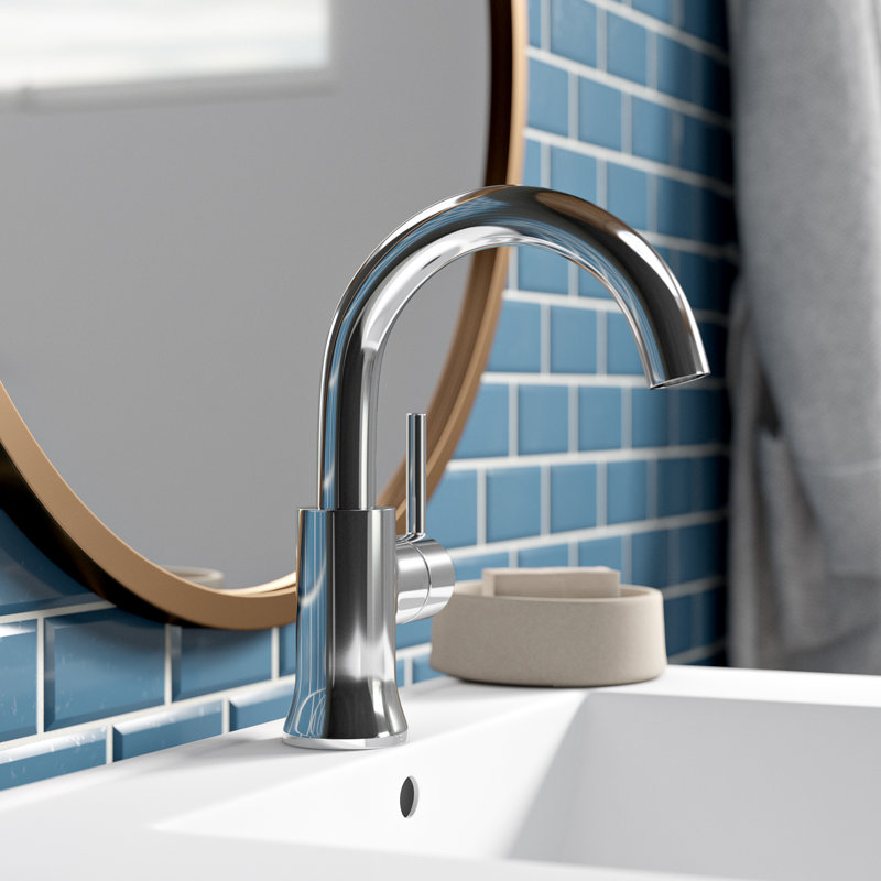 Trinsic® Bathroom Single Hole Bathroom Faucet with Drain Assembly and Diamond Seal Technology