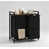 Black/2 drawers