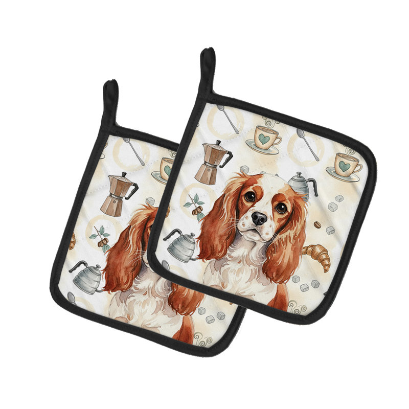 Paire de poignées Blanheim English Toy Spaniel