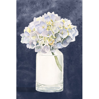" Tranquil Blossoms III Navy " by James Wiens