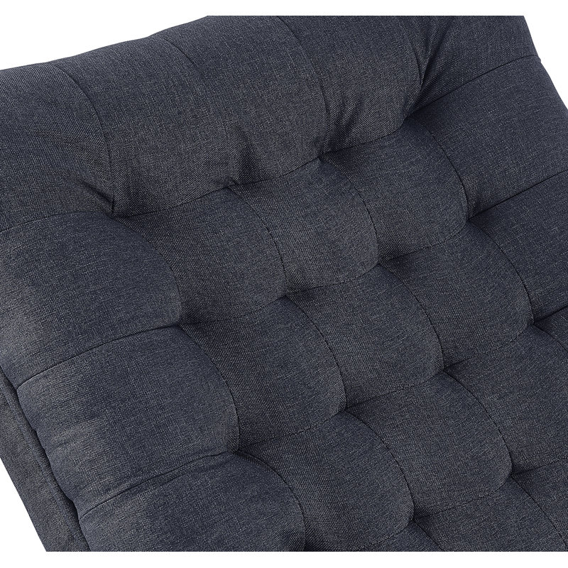 Chaise berçante Manton, Gris foncé
