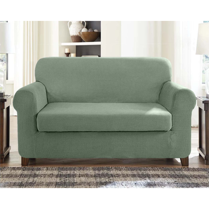 Coussin moelleux et moderne, Mélange de polyester vert pois