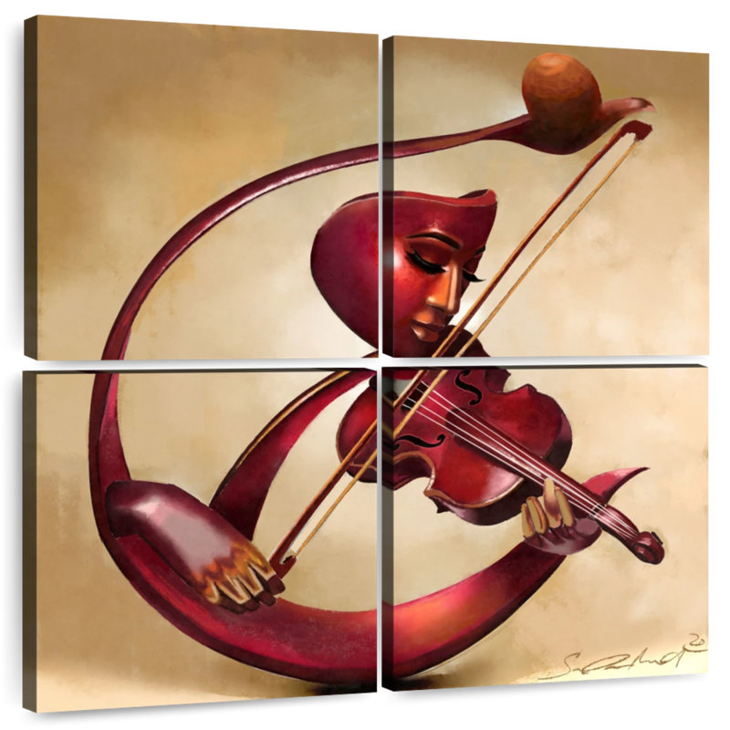 Leisha Ethereal Strings, 18" H x 18" W