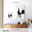 Coq Brampt noir et blanc-108380840