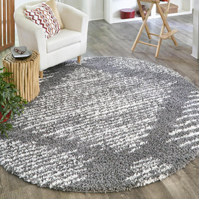 Tapis gris / blanc Irsad