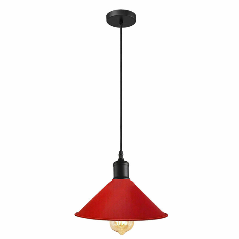 Lennie 1 - Light Dome Pendant, Red