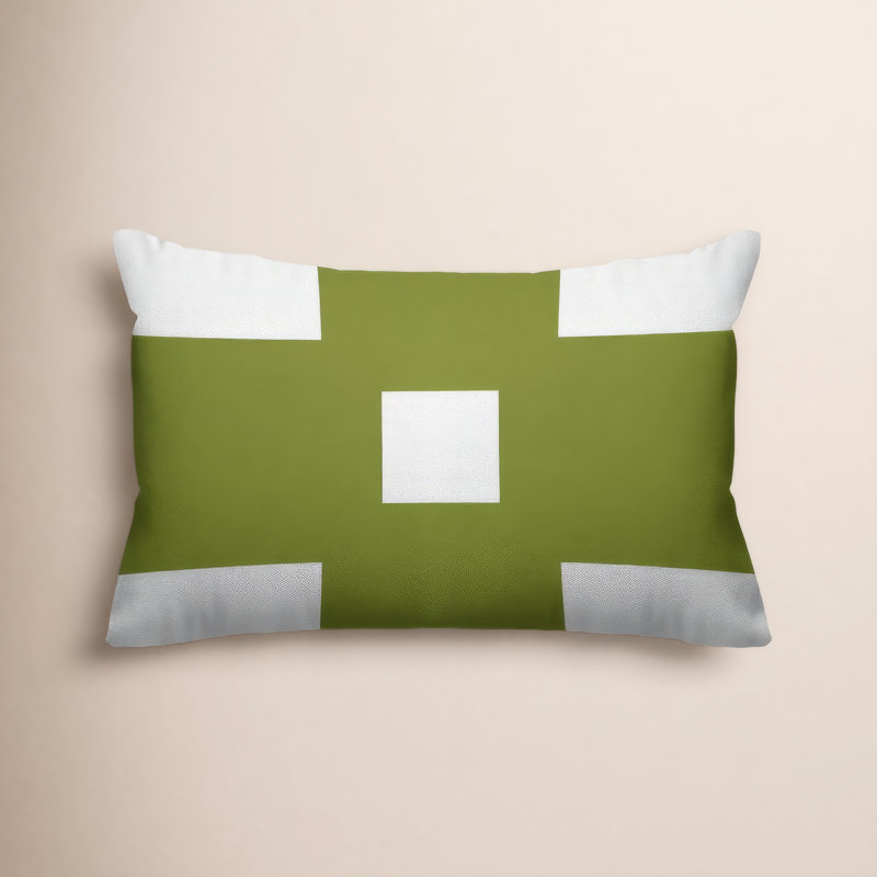 Coussin Luber, Vert olive