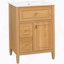 Meuble-lavabo avec lavabo, tiroir rabattable, tablette réglable, bois massif et panneau de fibres à densité moyenne pour un rangement pratique et élégant-1650718981