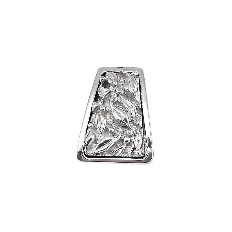 San Michele Finger Pull, Polished Nickel