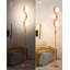 Lampe sur pied à 3 sphères à intensité variable de style Mid-Century moderne avec 3 ampoules 3000K incluses, base stable réglable en continu pour salon / chambre à coucher / canapé à côté / décor d'angle