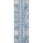 Tapis intérieur / extérieur bleu / ivoire en polypropylène tissé à la machine Bonnetta-2103013487