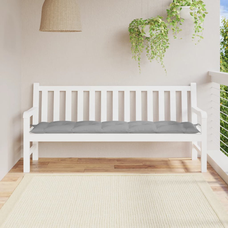 Outdoor 2.8'' Bench Seat Cushion, 70.9" W x 19.7" D, Gray