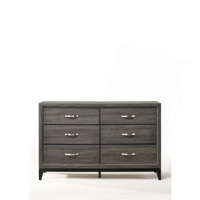 Weathered Gray Finish Dresser