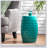 LILAC 12 Inch Cylindrical Accent Side Table, Industrial Style For Living Room And Entryway, Indoor And Outdoor Use-479497242