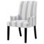 Fauteuil rembourré beige Draper