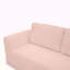 Canapé-lit pliant convertible 2-en-1, canapé-lit en velours côtelé moderne avec 2 * coussins, canapé-lit futon rembourré avec lit escamotable et lit escamotable, canapé-lit pliant pour le salon, rose-1331132958
