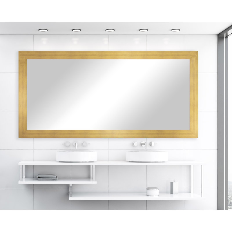 Miroir de salle de bain moderne et contemporain Coles Sunset, H 32 po x l 79,5 po