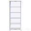 Vitrine blanche à 5 tablettes