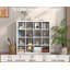 Bibliothèque de rangement - Tablette de présentation multifonctionnelle pour le salon, la chambre à coucher et le bureau personnel-1233830428-1216848944-1220370449