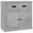 vidaXL Sideboard Concrete Gray Engineered Wood Medium-450613013
