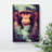 Monkey In The Smoke - Wrapped Canvas Print-931490092