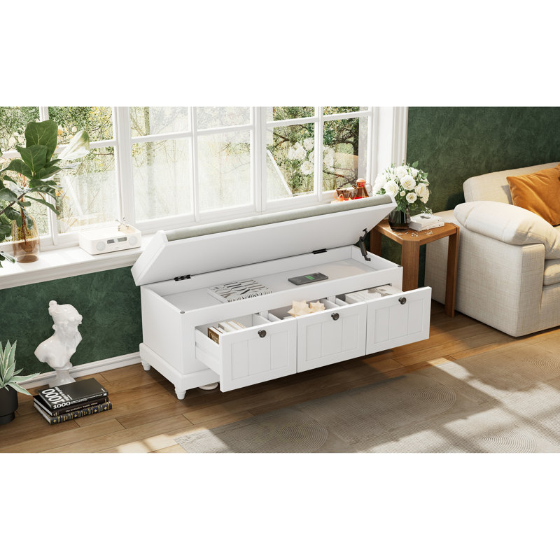 Banc pour chaussure, Blanc
