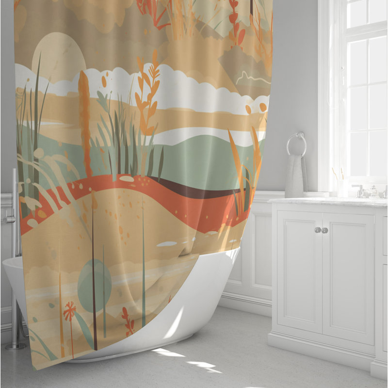 Rideau de douche Goswick, H 72 po x l 70 po