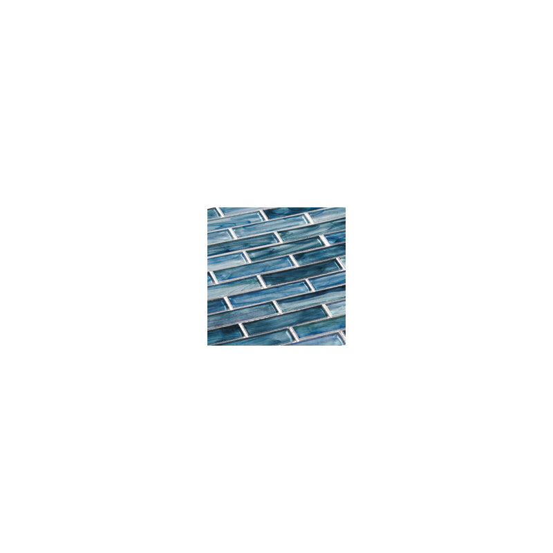 Kaleido Brotto 11" x 11" Glass Brick Joint Mosaic Wall & Floor Tile