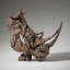 Figurine miniature en buste de rhinocéros Enesco
