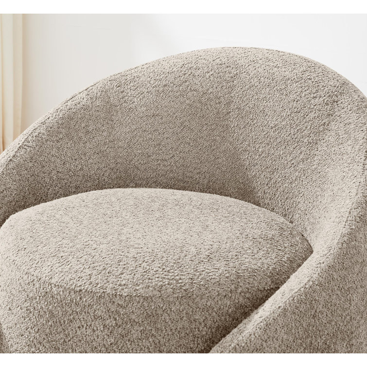 Blaklee Upholstered Swivel Barrel Chair
