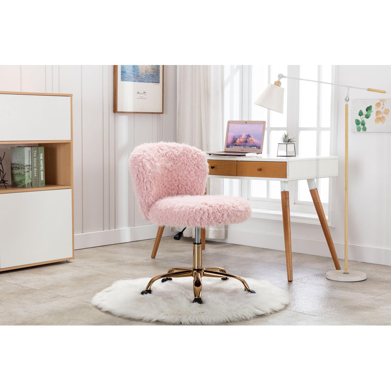 Polyester Blend Task Chair, Pink